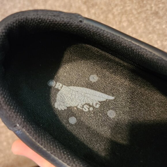 Red Wings ComfortPro 6705 Safety Toe Slip-On Black Leather Loafers Size 15D - Picture 5 of 7